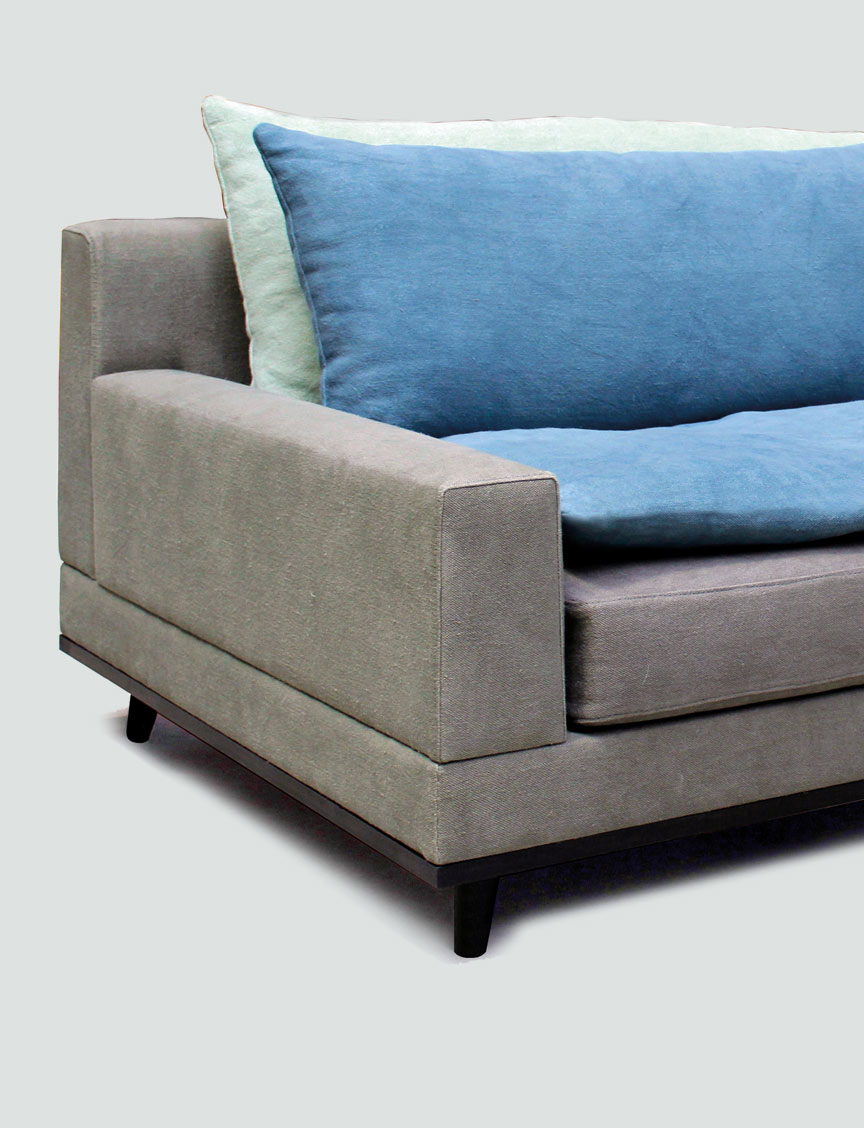 Canapé Mirleft (Lagon) de Florence Bourel pour Le Monde Sauvage