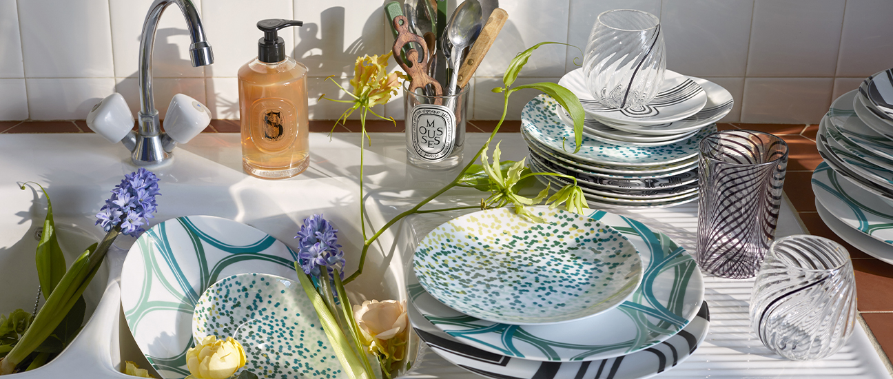 Collection d’arts de la table Palette De l’Artiste design Florence Bourel pour Diptyque