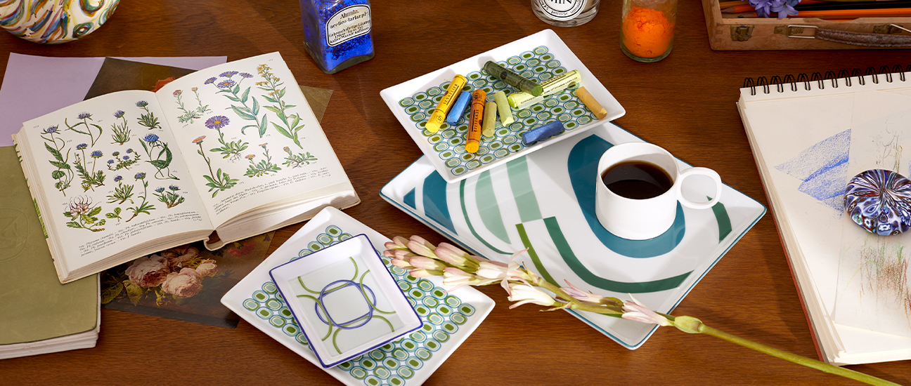 Collection d’arts de la table Palette De l’Artiste design Florence Bourel pour Diptyque