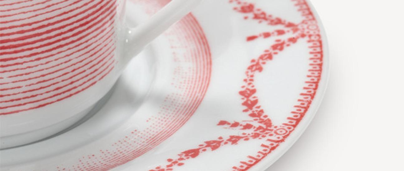 Collection d’arts de la table Grand Siècle design Florence Bourel pour Pillivuyt