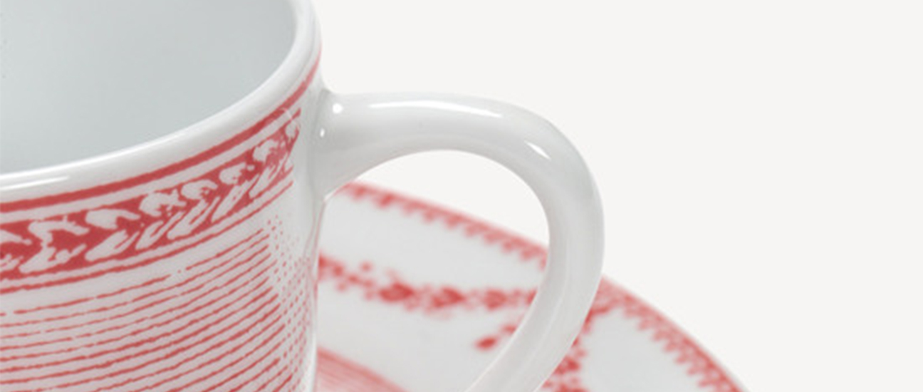 Collection d’arts de la table Grand Siècle design Florence Bourel pour Pillivuyt