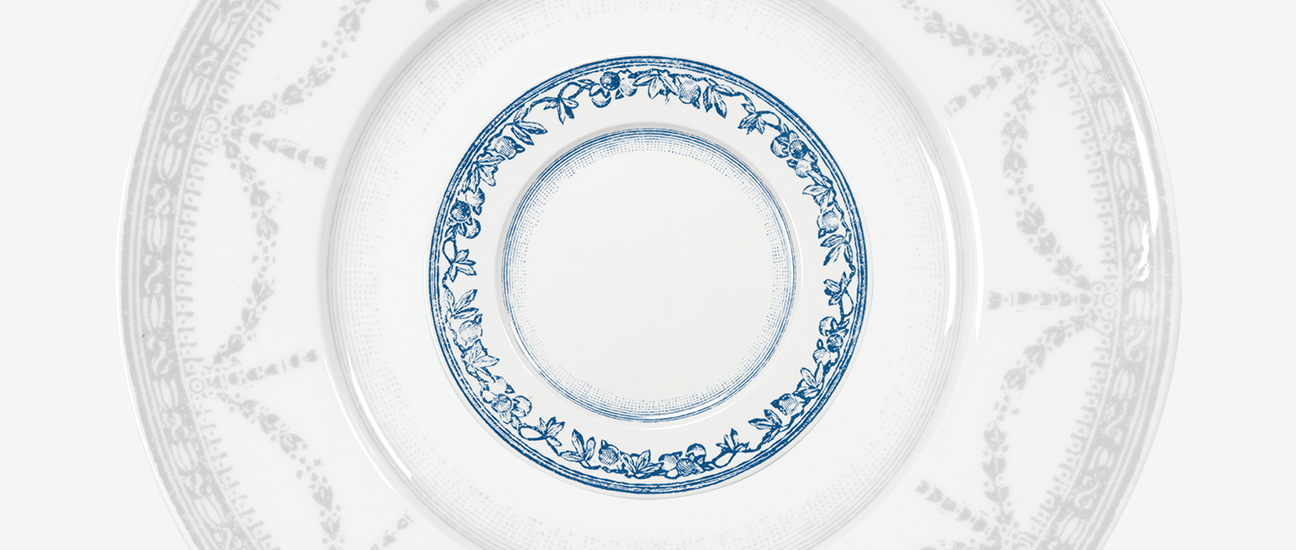 Collection d’arts de la table Grand Siècle design Florence Bourel pour Pillivuyt