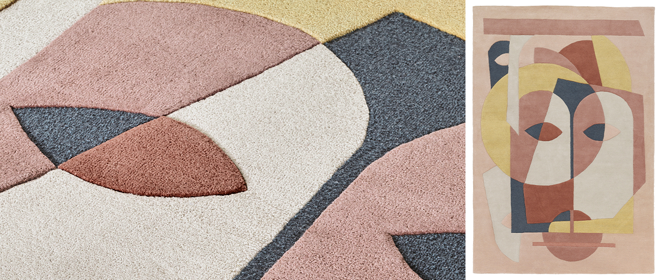 Le Tapis Aduma dessiné pour Toulemonde Bochart par la designer Florence Bourel