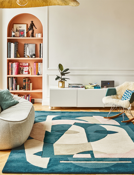 Tapis Aduma design Florence Bourel pour Toulemonde Bochart