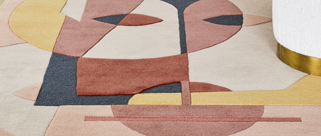 Le Tapis Aduma dessiné pour Toulemonde Bochart par la designer Florence Bourel